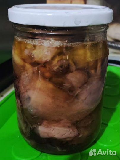 Домашнее мясо перепелов свежих, тушенка, барбекю