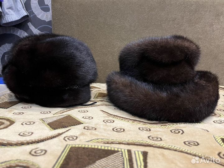 Шапка норковая женская