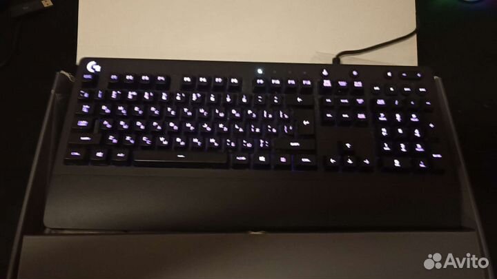 Игровая клавиатура logitech g213, мембранная