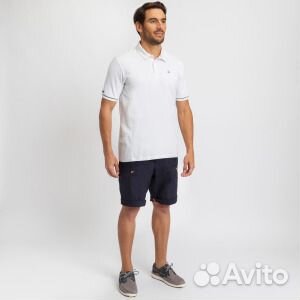 Шорты-бермуды мужские парусные прочные 100 темно-с