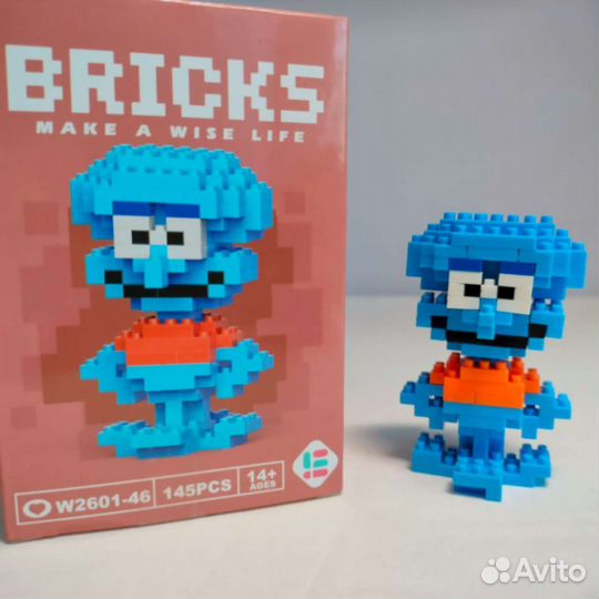 3D конструктор, персонажи вселенной Губка Боб