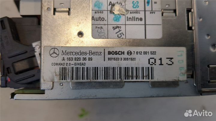 Магнитола Mercedes ML W163, 2003