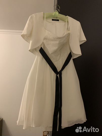 Платье белое с болеро S vila