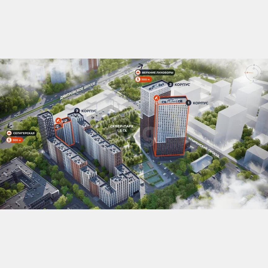 2-к. квартира, 65,1 м², 3/7 эт.