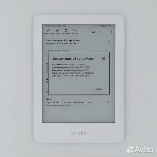 Электронная книга Amazon Kindle 10