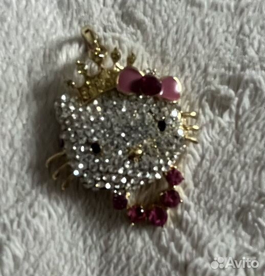 Hello kitty подвеска новая