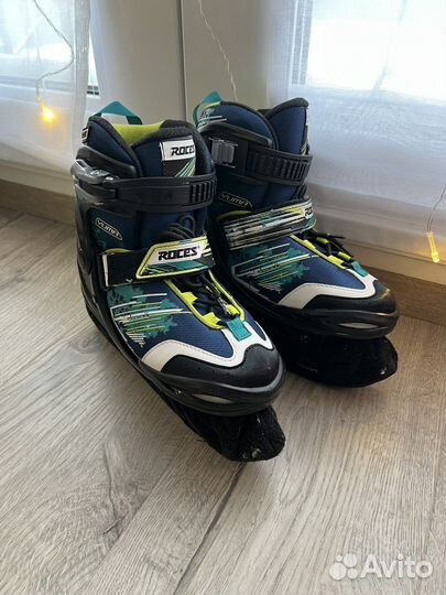 Коньки ледовые раздвижные Roces 30-35