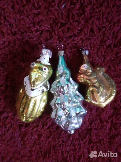 Елочные игрушки СССР