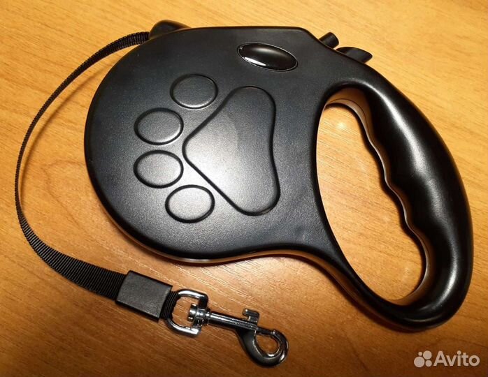 Поводок-рулетка, лента 5 метров, до 35 кг