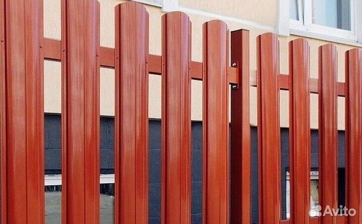 Шахматный евроштакетник