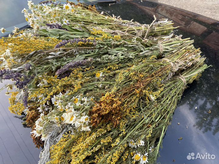 Веник для бани травяной