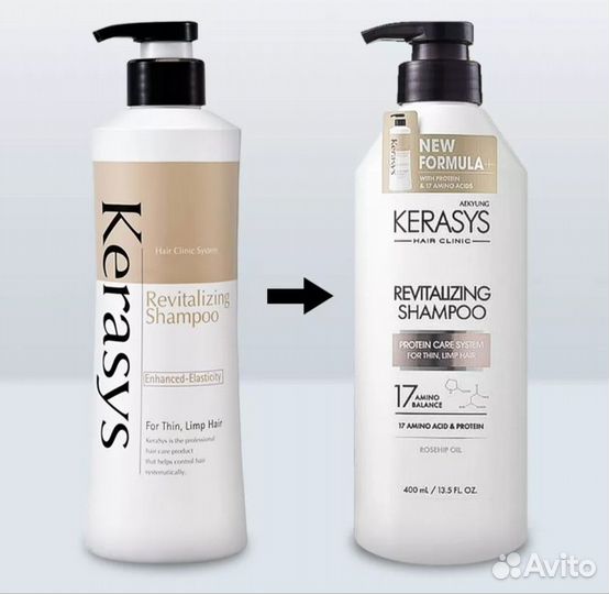 Набор шампунь и кондиционер для волос Kerasys