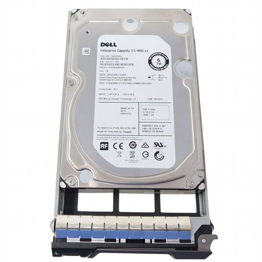 [0NWCCG] Жесткий Диск Dell Nwccg 6tb Sas 3,5" Hdd 0nwccg