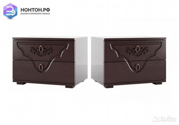 Комплект тумб Престиж шоколад / венге
