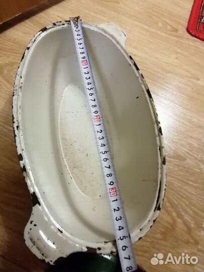 Утятница чугунная эмалированная