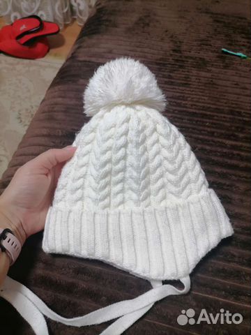 Шапка зимняя для девочки 48 50