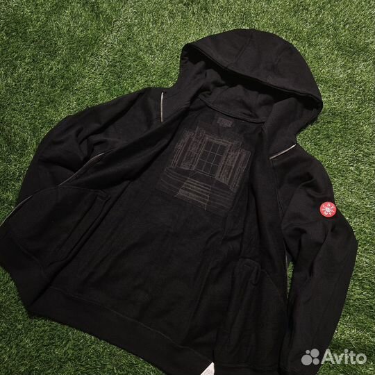 Зип худи cav empt базовое, черное