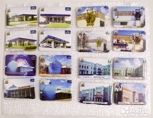 Набор значков Театры Уфы 16 штук, 2 часть