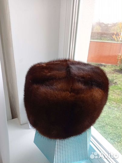 Норковая шапка мужская