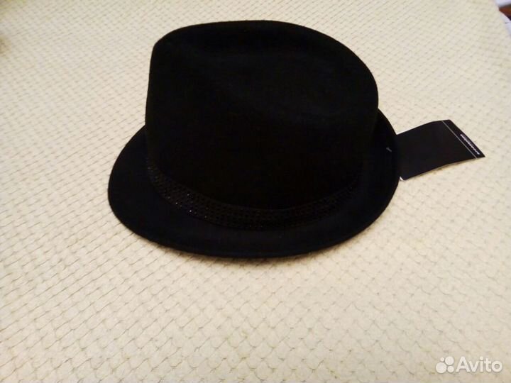 Шляпа женская черная, 58см Accessoires