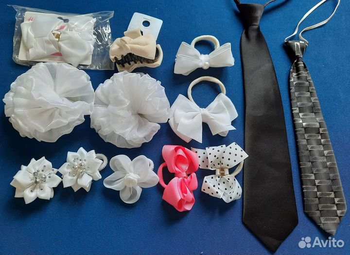 Бантики заколки и галстуки
