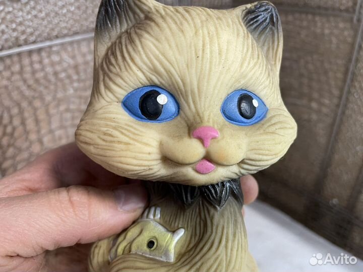 Милый котик игрушка СССР
