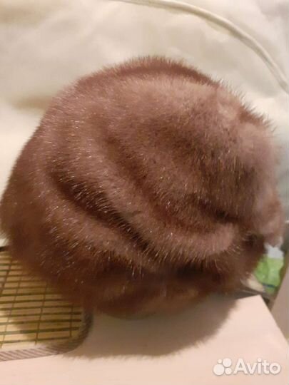 Шапка новая норковая.,женская