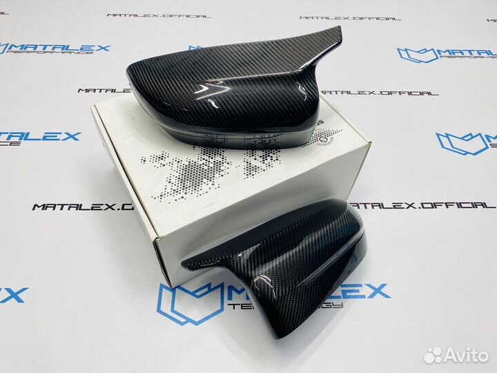 Карбон накладки зеркал BMW G22, М стиль