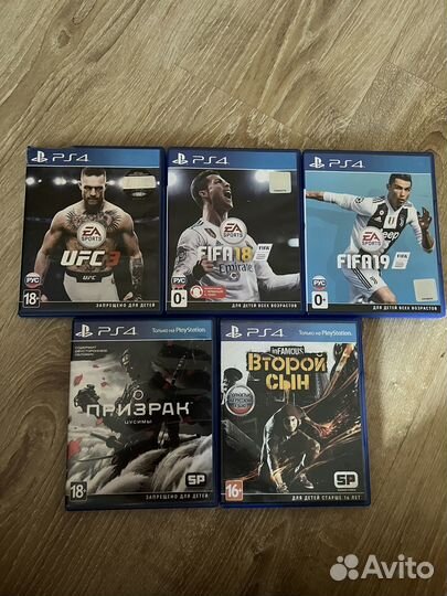 Призрак цусимы ps4, infaimos second son, ufc3