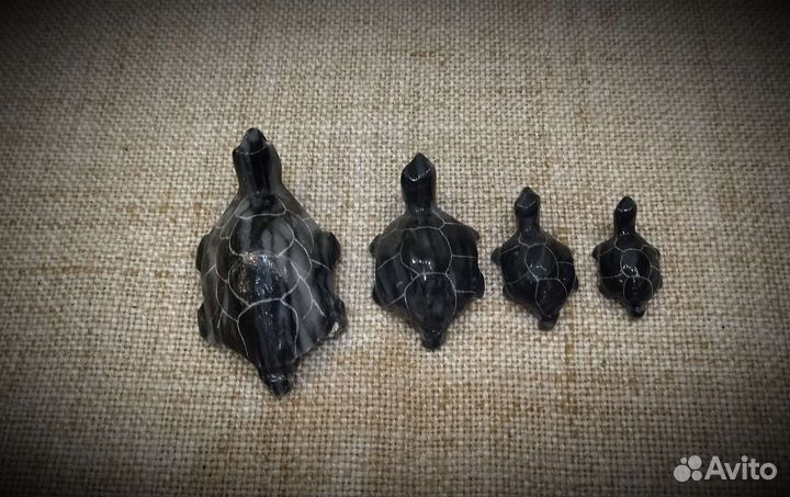 Лот винтажных статуэток черепахи