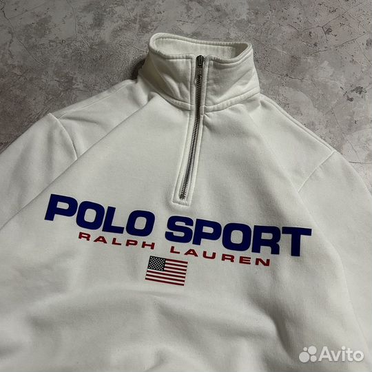 Свитшот 1/3 Zip Polo Ralph Lauren Оригинал