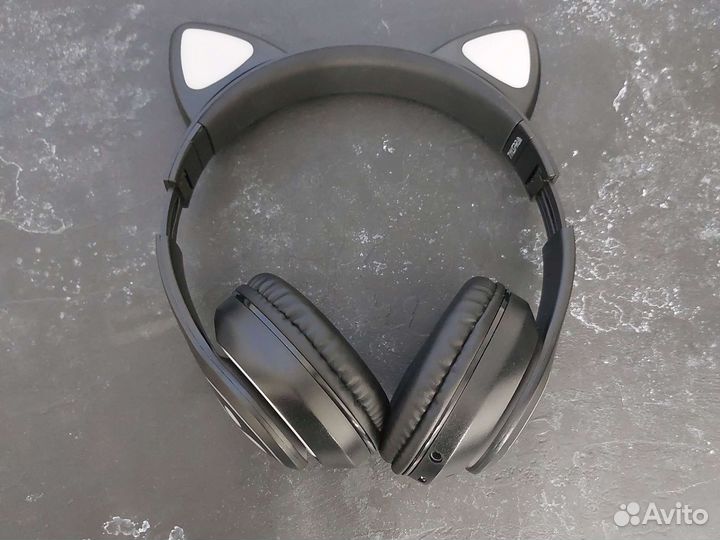 Беспроводные наушники с ушками кошечки