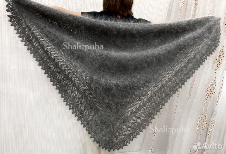 Пуховый платок, шаль, 259