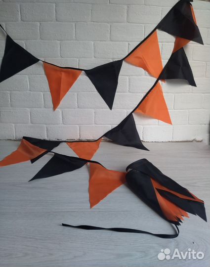 Гирлянда из флажков 5м Halloween