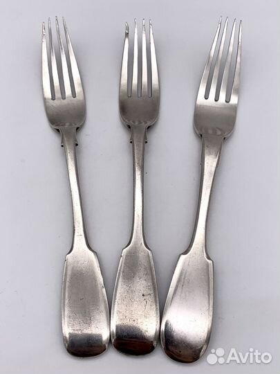 3 вилки столовых серебро 84 проба (можно по 1 шт)