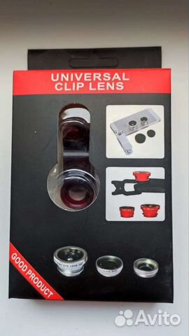 Линза макро 3 в 1
