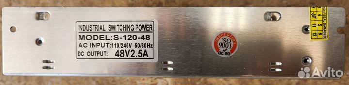 Блок питания AC/DC Adapter 48V 2,5A S-120-48