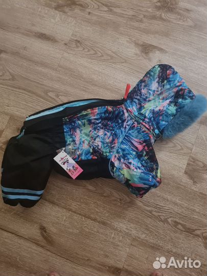 Зимний комбинезон для средней собаки