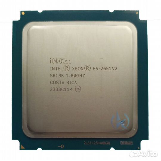 Процессоры Xeon 2630v2, 2651v2, intel g3900