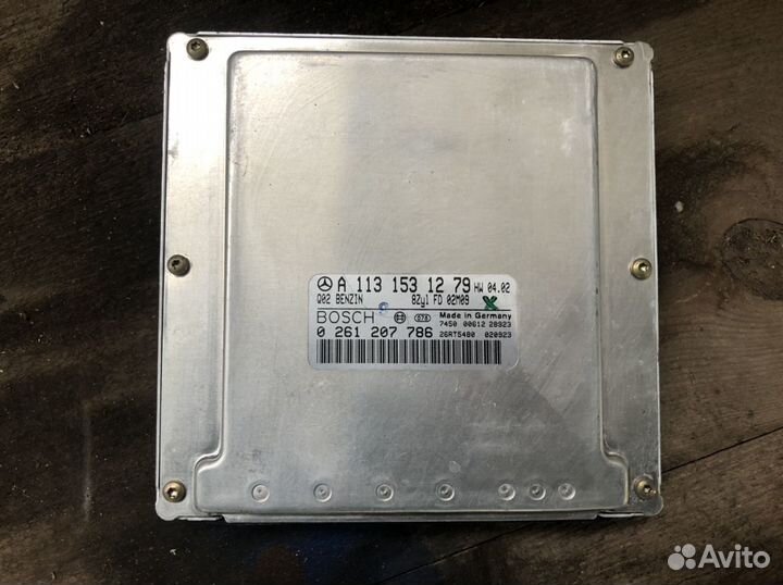 Блок управления двигателем эбу Mercedes W211