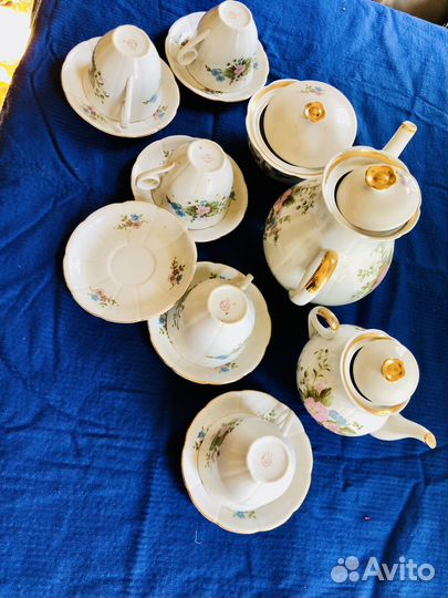 Сервиз чайный лебеди тернопольский заводь