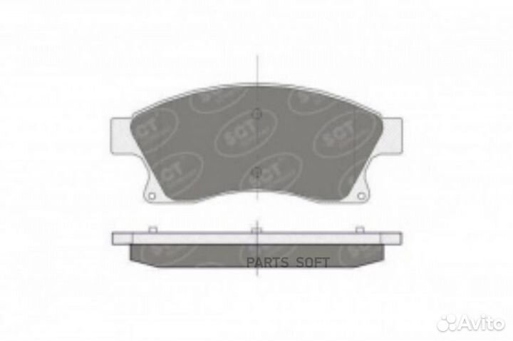 SCT germany SP359 колод. торм.задн. opel astra J 0