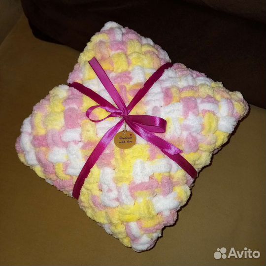 Плед детский плюшевый