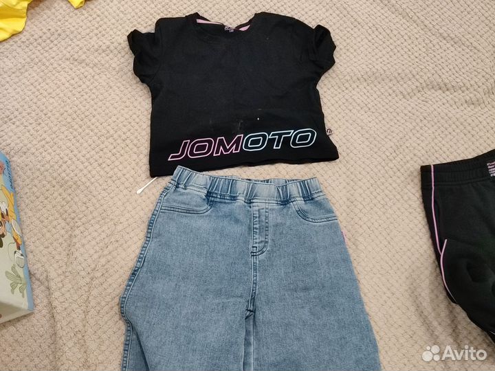 Джинсы широкие детские