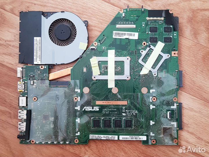 Плата x550 на донора i7