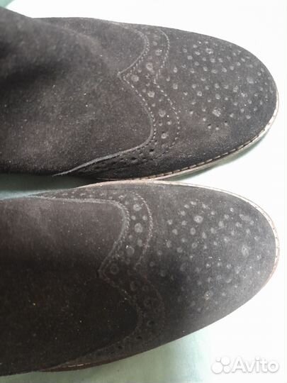 Новые полуботинки натуральная замша Франция 40р