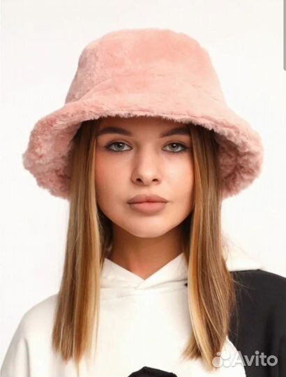 Панама меховая женская
