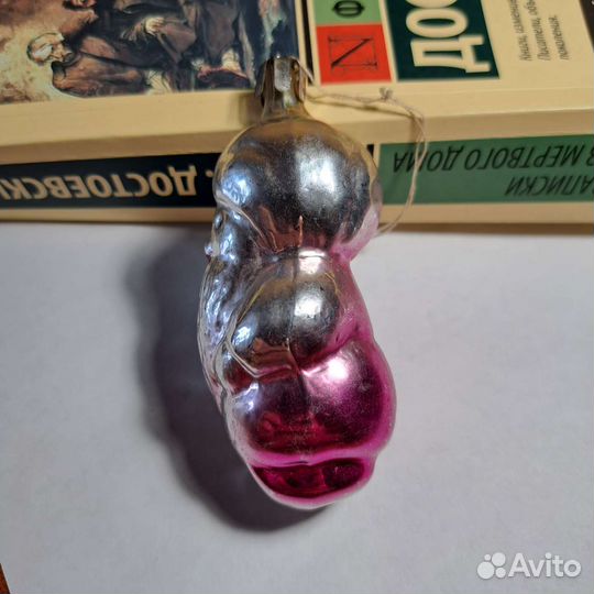 Ёлочная игрушка из стекла, СССР