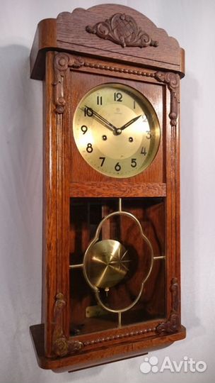 Часы старинные настенные коллекция Gustav Becker