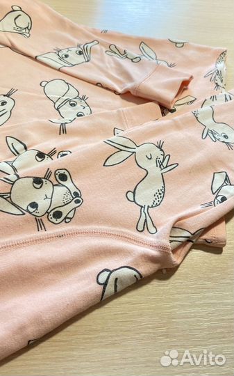 Пижама р.110 (р.4-5) Next с зайками